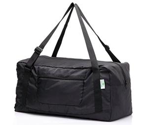 HOLYLUCK Foldable Travel Duffel Bag - Black