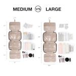 BAGSMART Water-resistant Hanging Toiletry Travel Bag