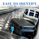 10 Pack Colorful Luggage Tags for Easy Travel