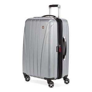SwissGear 7585 Silver Expandable Hardside Luggage, 23-Inch