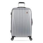SwissGear 7585 Silver Expandable Hardside Luggage, 23-Inch