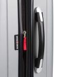 SwissGear 7585 Silver Expandable Hardside Luggage, 23-Inch