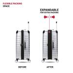 SwissGear 7782 Silver 24-Inch Expandable Luggage