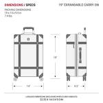 SwissGear 7739 Blush Hardside Luggage Set
