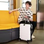 KROSER 20-Inch Expandable Carry-On Luggage with Wheels