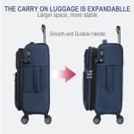 KROSER 20 Inch Expandable Carry-On with USB Port