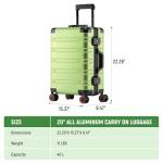 Aluminum Spinner Carry-On Suitcase - 20 Inch