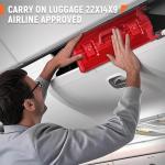 UrbanExplorer 20-Inch Red Aluminum Carry-On Luggage
