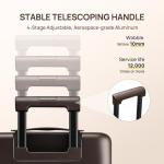 NINETYGO 20 Inch Carry On Luggage with Cup Holder