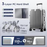 ALPHA CAMP 20" Hardside Carry-On Luggage