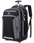 MATEIN Rolling Backpack with Wheels and USB Port