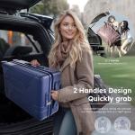 ALPHA CAMP 3 Piece Expandable Hard Shell Luggage Set