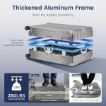 Alpha Camp 24-Inch Lightweight Hardside Suitcase