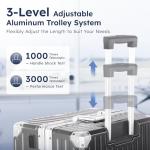 Alpha Camp 24-Inch Lightweight Hardside Suitcase