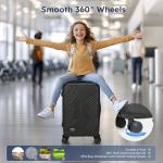 20-Inch Lightweight Carry-On with TSA Lock and USB Port