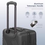 20-Inch Lightweight Carry-On with TSA Lock and USB Port
