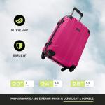 Kenneth Cole Lightweight 24-Inch Magenta Spinner Luggage