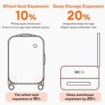 Mixi 26-Inch Hard Shell Checked Luggage Suitcase