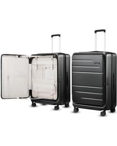 LUGGEX 28" Expandable Polycarbonate Spinner Suitcase
