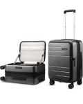 LUGGEX Expandable Polycarbonate 20-Inch Carry On