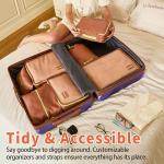 Rosamo 10-Piece Expandable Luggage Set with Spinner Wheels