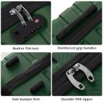 Coolife Lightweight Hardshell 3 Piece Luggage Set