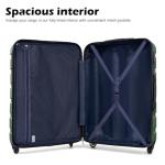 Coolife Lightweight Hardshell 3 Piece Luggage Set