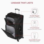 Expandable Swiss Gear Softside Rolling Luggage