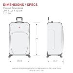 Expandable Swiss Gear Softside Rolling Luggage