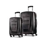 Samsonite Winfield 2 Hardside Expandable Luggage with Spinner Wheels, Brushed Anthracite, 2-Piece Set (20/28)