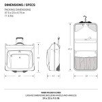 SwissGear 7895 24-Inch Black Garment Bag