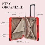 Bric's 28" Expandable Spinner Suitcase - Travel Luggage with TSA-Approved Lock and Hard Shell Exterior - B|Y Ulisse - Red