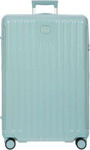 Bric's Positano 30-Inch Spinner - Expandable Luxury Checked Luggage With Spinner Wheels - Lightweight Suitcases Made From Durable Polycarbonate - Comes with Protective Cover - Light Blue