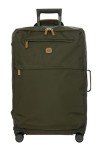 Bric's X-Bag Large Spinner with Frame - 27 Inch - Suitcases with Wheels - Checked Luggage - Olive