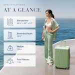 Bric's Positano 30-Inch Spinner - Expandable Luxury Checked Luggage With Spinner Wheels - Lightweight Suitcases Made From Durable Polycarbonate - Comes with Protective Cover - Light Blue