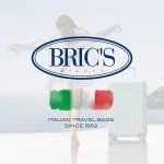 Bric's Positano 30-Inch Spinner - Expandable Luxury Checked Luggage With Spinner Wheels - Lightweight Suitcases Made From Durable Polycarbonate - Comes with Protective Cover - Light Blue