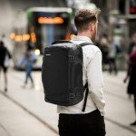 tomtoc Travel Backpack 40L, TSA Friendly Flight Approved Carry-on Luggage Hand Water-resistant Lightweight Business Rucksack, Durable Large Weekender Bag Daypack Fits 17.3 Inch Laptop, PFAS Free