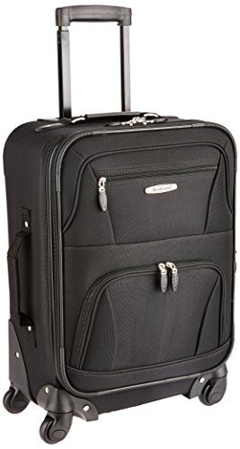 Spinner carry-on luggage