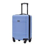 Travelers Club Spinner Luggage, Skyline Blue, 22-Inch Carry-On
