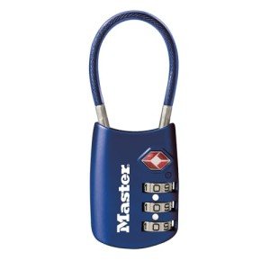 TSA Approved Adjustable Combination Luggage Lock - Blue