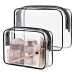 TSA Approved Clear Toiletry Bag - 2 Sizes