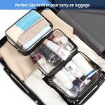 TSA Approved Clear Toiletry Bag - 2 Sizes