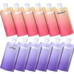 12 Pack Leak Proof Travel Pouches for Toiletries