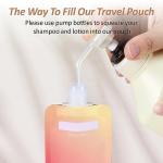12 Pack Leak Proof Travel Pouches for Toiletries