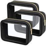 PACKISM TSA Approved Clear Toiletry Bag - 3 Pack
