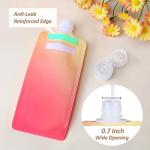 12 Pack Leak Proof Travel Pouches for Toiletries