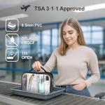 PACKISM TSA Approved Clear Toiletry Bag - Rose Pink