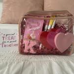 PACKISM TSA Approved Clear Toiletry Bag - Rose Pink