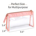 PACKISM TSA Approved Clear Makeup Bags - 4 Pack