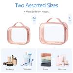 PACKISM TSA Approved Clear Toiletry Bag - Rose Pink